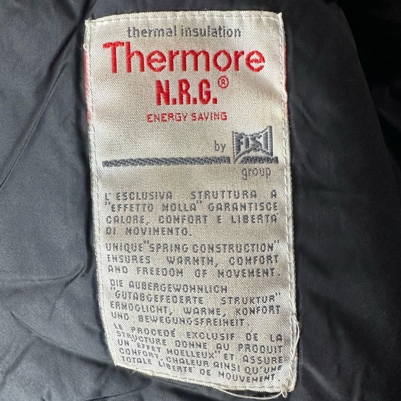 Moschino Cheap and Chic Vintage Black Puffer Jacket Large - Picture 6 of 12